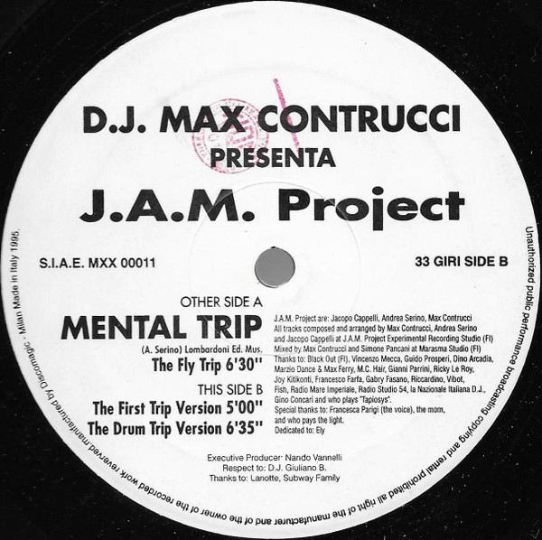 J.A.M. Project - Mental Trip | Metrotraxx (MXX 00011) - main J.A.M. Project - Mental Trip | Metrotraxx (MXX 00011) - main