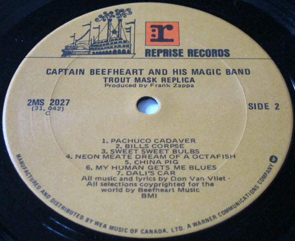 Captain Beefheart & The Magic Band - Trout Mask Replica | Warner Bros. Records (2MS 2027) - 3 Captain Beefheart & The Magic Band - Trout Mask Replica | Warner Bros. Records (2MS 2027) - 3