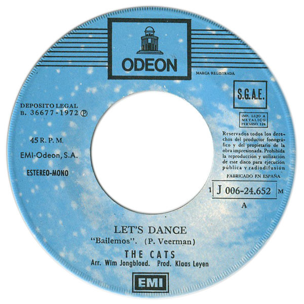 The Cats - Let's Dance | Odeon (1 J 006-24.652 M) - 3