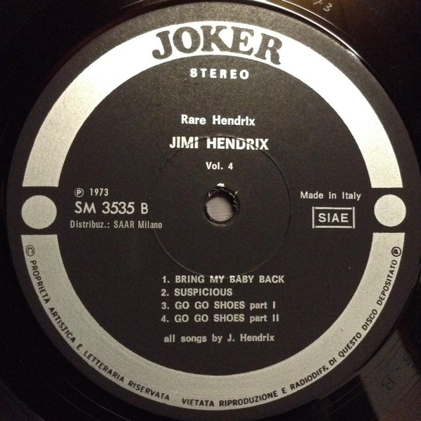 Jimi Hendrix - Rare Hendrix Vol. 4 | Joker (SM 3535) - 4 Jimi Hendrix - Rare Hendrix Vol. 4 | Joker (SM 3535) - 4