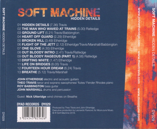 Soft Machine - Hidden Details | Dyad Records (DY029) - 3 Soft Machine - Hidden Details | Dyad Records (DY029) - 3
