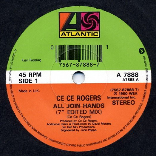 Ce Ce Rogers - All Join Hands | Atlantic (A 7888) - main