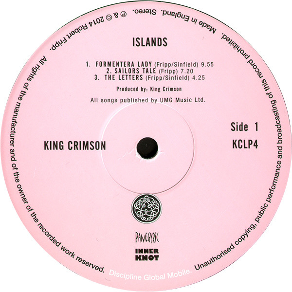 King Crimson - Islands | Discipline Global Mobile (KCLP4) - 3