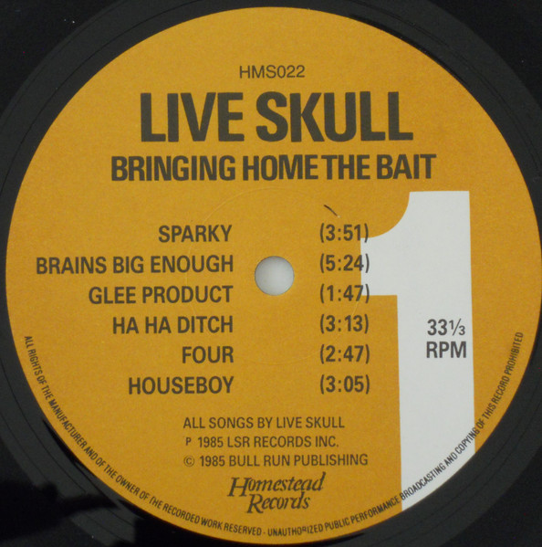 Live Skull - Bringing Home The Bait | Homestead Records (HMS 022) - 3 Live Skull - Bringing Home The Bait | Homestead Records (HMS 022) - 3