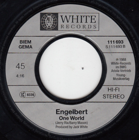 Engelbert Humperdinck - Alone In The Night | White Records (111 693) - 4