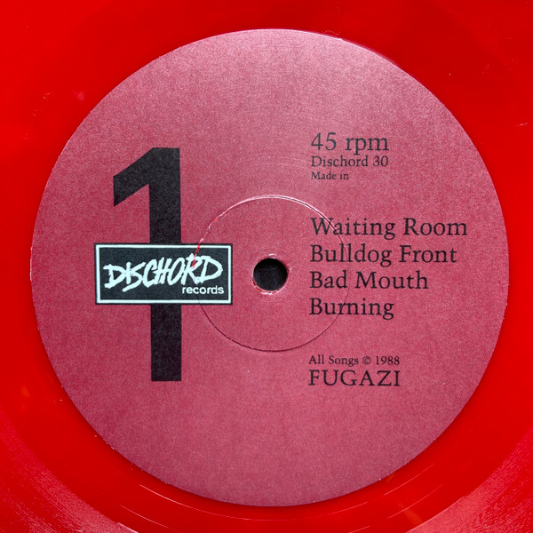 Fugazi - Fugazi | Dischord Records (DISCHORD 30) - 3