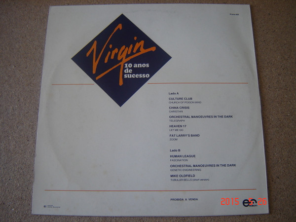 Various - Virgin 10 Anos De Sucesso | Virgin (Promo 002) - 2