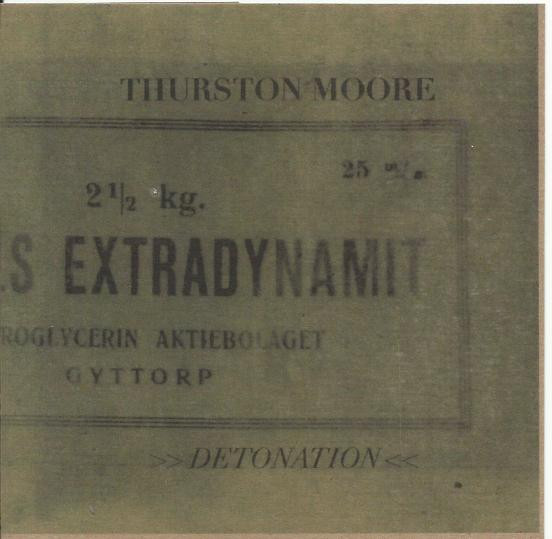 Thurston Moore - Detonation | Blank Editions (BESS005) - main Thurston Moore - Detonation | Blank Editions (BESS005) - main