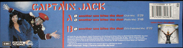 Captain Jack - Another One Bites The Dust | CDL - Cologne Dance Label (7243 8 83404 6 5) - 4