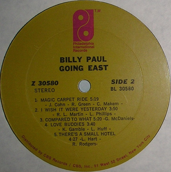 Billy Paul - Going East | Philadelphia International Records (Z 30580) - 3 Billy Paul - Going East | Philadelphia International Records (Z 30580) - 3