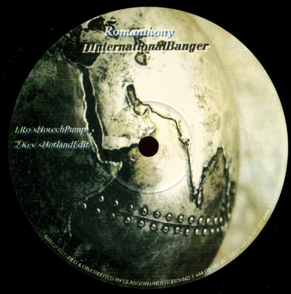 Romanthony - D'International Banger | Glasgow Underground (GU BM 003)