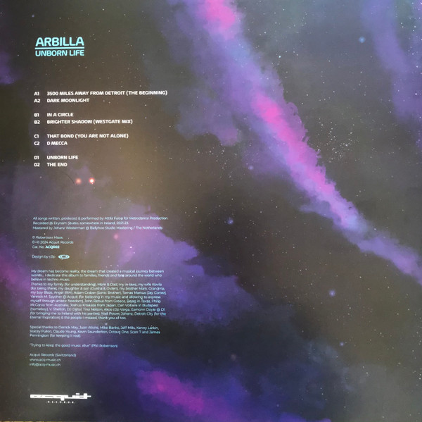 Arbilla - Unborn Life | Acquit Records (ACQR02) - 3