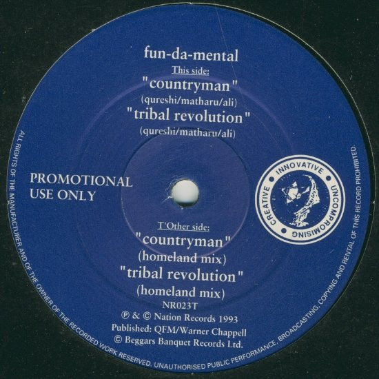 Fun-Da-Mental - Countryman / Tribal Revolution | Nation Records (NR023T)