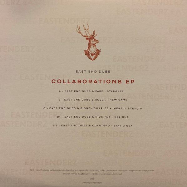 East End Dubs - Collaborations EP | Eastenderz (EA001) - 2 East End Dubs - Collaborations EP | Eastenderz (EA001) - 2