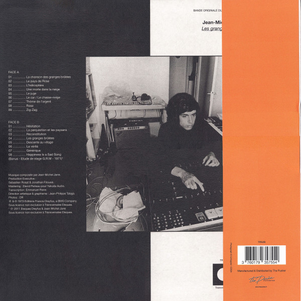 Jean-Michel Jarre - Les Granges Brûlées (Bande Originale Du Film) | Transversales Disques (TRS28) - 2 Jean-Michel Jarre - Les Granges Brûlées (Bande Originale Du Film) | Transversales Disques (TRS28) - 2