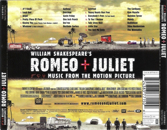 Various - William Shakespeare's Romeo + Juliet (Music From The Motion Picture) | Capitol Records (7243 8 37715 0 9) - 2
