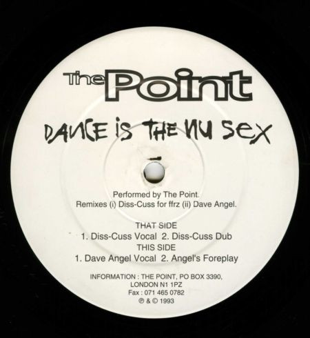 The Point - Dance Is The Nu Sex | I.R.S. Records (IRSPRO 001)