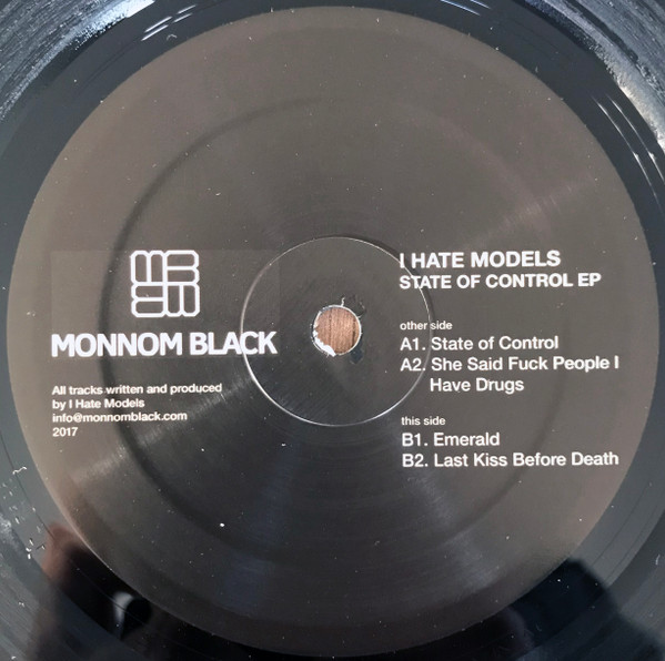 I Hate Models - State Of Control EP | Monnom Black (MONNOM BLACK 011) - 3 I Hate Models - State Of Control EP | Monnom Black (MONNOM BLACK 011) - 3