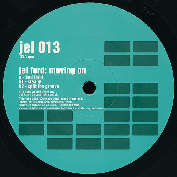 Jel Ford - Moving On (12") [Vinyl] | Jericho (jel 013) - 2