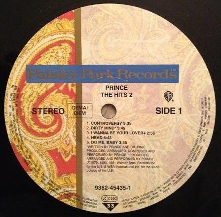 Prince - The Hits 2 | Warner Bros. Records (9362 45435-1) - 3 Prince - The Hits 2 | Warner Bros. Records (9362 45435-1) - 3