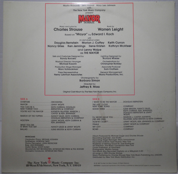 Mayor The Musical (Original Cast Album)