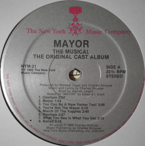 Mayor The Musical (Original Cast Album)