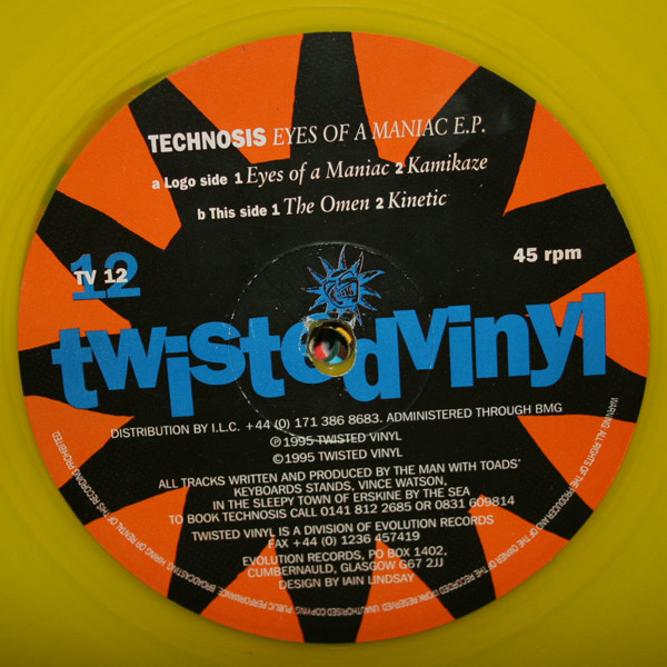 Technosis - Eyes Of A Maniac E.P. | Twisted Vinyl (TV 12) - 2
