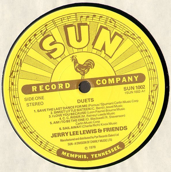 Jerry Lee Lewis And Friends - Duets | Sun (SUN 1002) - 3 Jerry Lee Lewis And Friends - Duets | Sun (SUN 1002) - 3