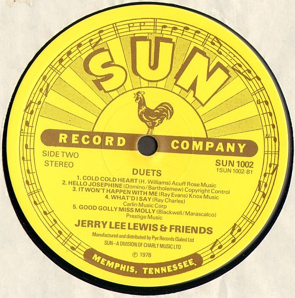 Jerry Lee Lewis And Friends - Duets | Sun (SUN 1002) - 4 Jerry Lee Lewis And Friends - Duets | Sun (SUN 1002) - 4