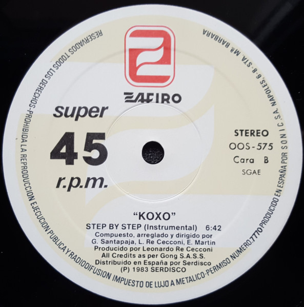 Koxo - Step By Step | Zafiro (OOS - 575) - 3