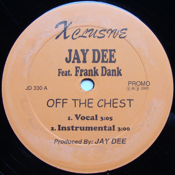 Jay Dee - Off The Chest | Xclusive (JD 330) - main Jay Dee - Off The Chest | Xclusive (JD 330) - main