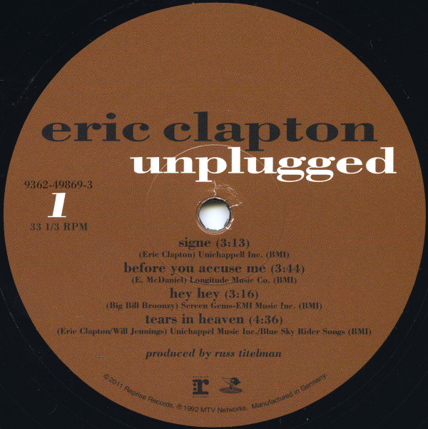 Eric Clapton - Unplugged | Reprise Records (9362-49869-3) - 2