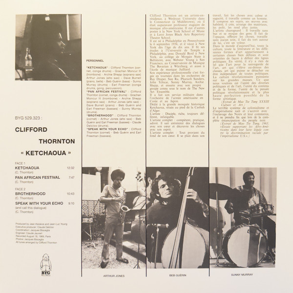 Clifford Thornton - Ketchaoua | BYG Records (529.323) - 3