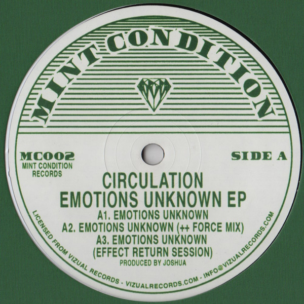 Circulation - Emotions Unknown EP | Mint Condition (MC002)