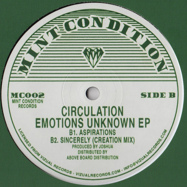 Circulation - Emotions Unknown EP | Mint Condition (MC002) - 2 Circulation - Emotions Unknown EP | Mint Condition (MC002) - 2