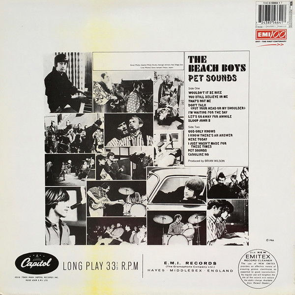 The Beach Boys - Pet Sounds | Capitol Records (7243 8 55664 1 7) - main
