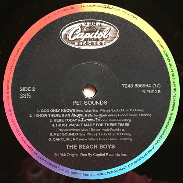The Beach Boys - Pet Sounds | Capitol Records (7243 8 55664 1 7) - 3