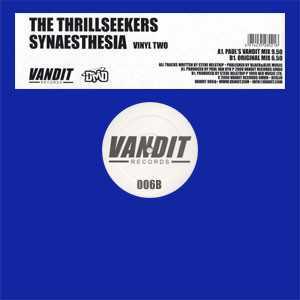 The Thrillseekers - Synaesthesia (Vinyl Two) | Vandit Records (Vandit 006B) - main