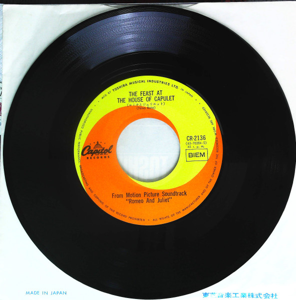 Nino Rota - ロミオとジュリエット = Romeo & Juliet | Capitol Records (CR-2136) - 2 Nino Rota - ロミオとジュリエット = Romeo & Juliet | Capitol Records (CR-2136) - 2