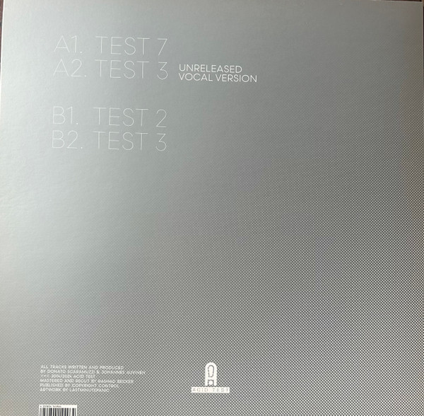 Donato Dozzy & Tin Man - Acid Test 09.1 (10 Year Anniversary Edition) | Acid Test (ACID TEST 09.1)