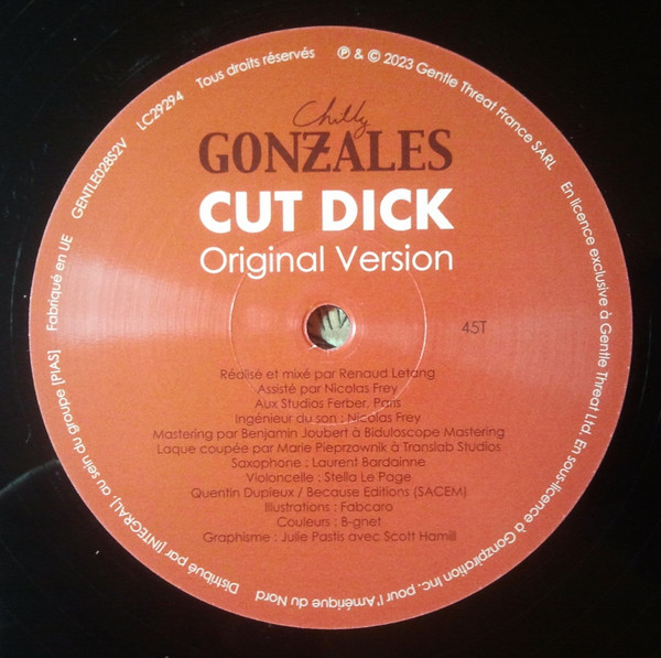 Chilly Gonzales - Cut Dick | Gentle Threat (GENTLE028S2V) - 4