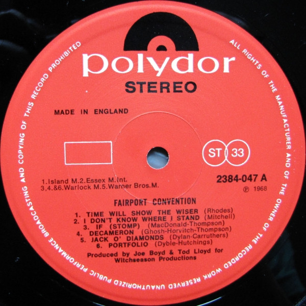 Fairport Convention - Fairport Convention | Polydor (2384 047) - 3