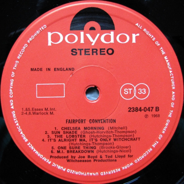 Fairport Convention - Fairport Convention | Polydor (2384 047) - 4