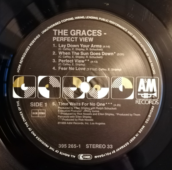 The Graces - Perfect View | A&M Records (395265-1) - 3