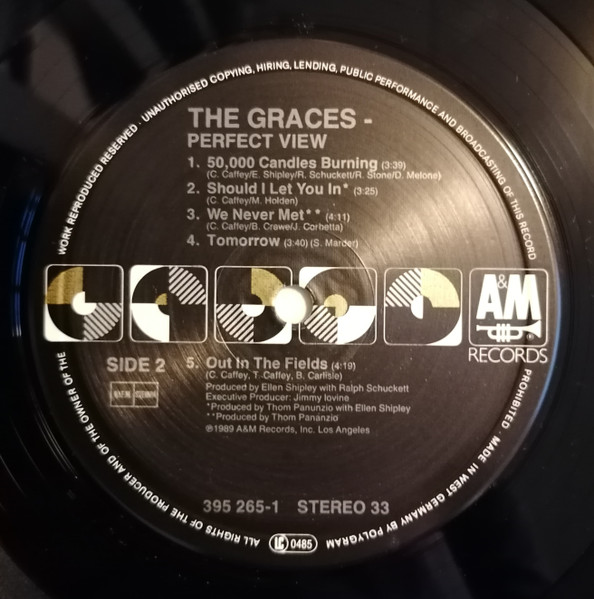 The Graces - Perfect View | A&M Records (395265-1) - 4