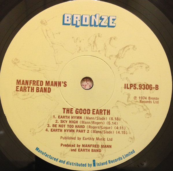 Manfred Mann's Earth Band - The Good Earth | Bronze (ILPS 9306) - 3 Manfred Mann's Earth Band - The Good Earth | Bronze (ILPS 9306) - 3