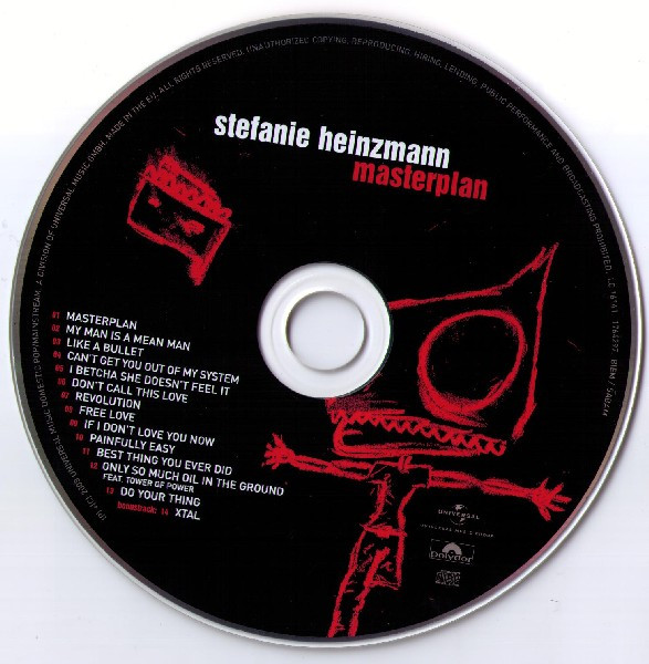 Stefanie Heinzmann - Masterplan | Polydor (1764297) - 3