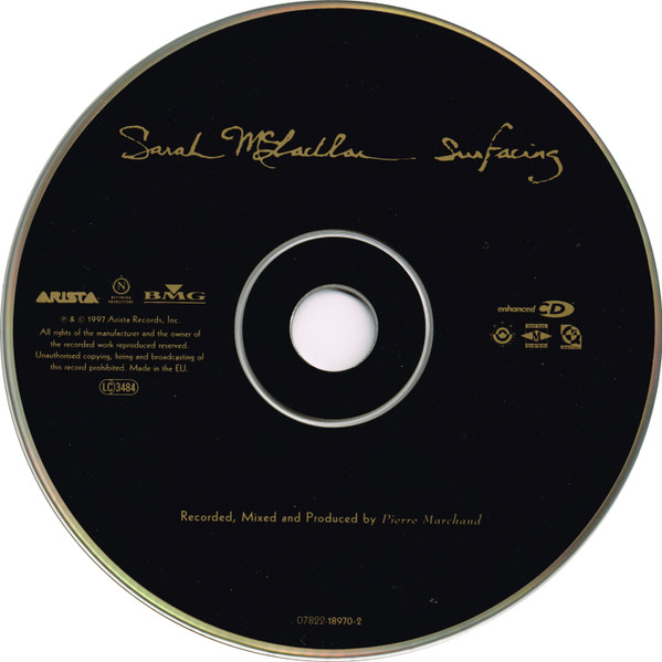 Sarah McLachlan - Surfacing | Arista (07822-18970-2) - 3