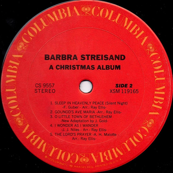 Barbra Streisand - A Christmas Album | Columbia (CS 9557) - main Barbra Streisand - A Christmas Album | Columbia (CS 9557) - main