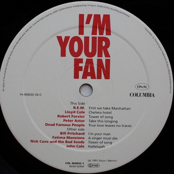 Various - I'm Your Fan - The Songs Of Leonard Cohen By... | Columbia (COL 469032 1) - 4 Various - I'm Your Fan - The Songs Of Leonard Cohen By... | Columbia (COL 469032 1) - 4